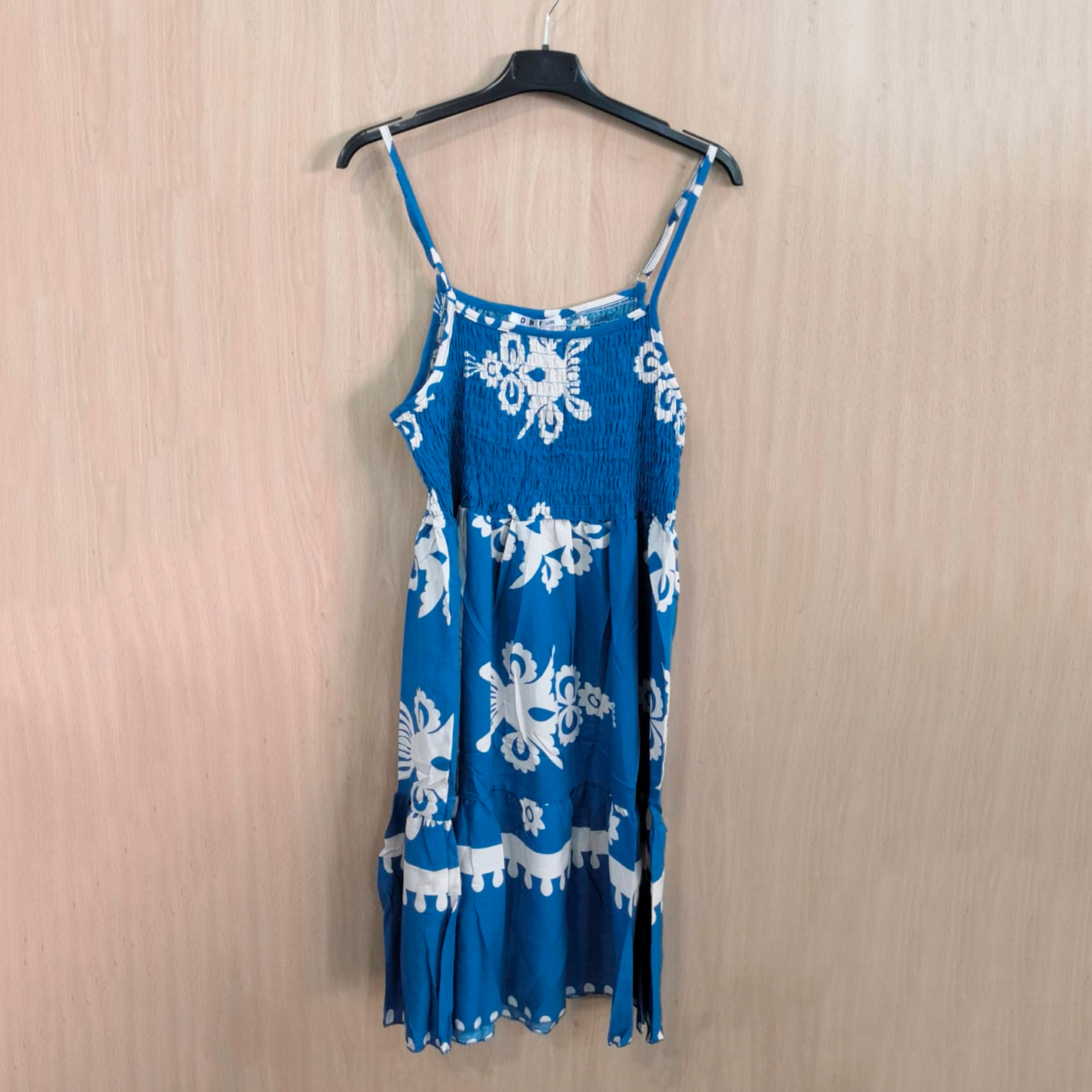 Imagen de VESTIDO PECHO ELÁSTICO AZUL